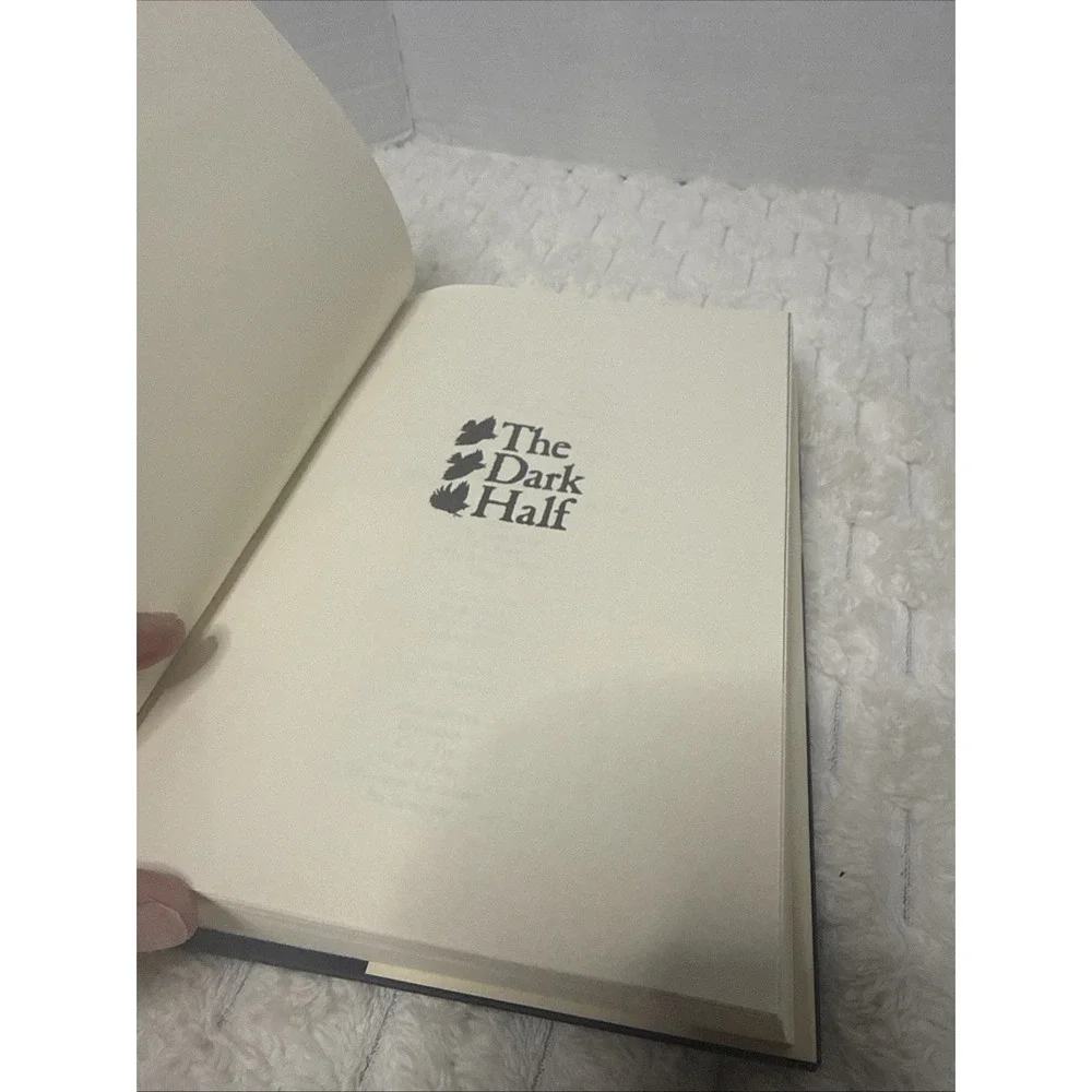 Stephen King-The Dark Half Hardcover Book 1989  First Edition First Printing DJ